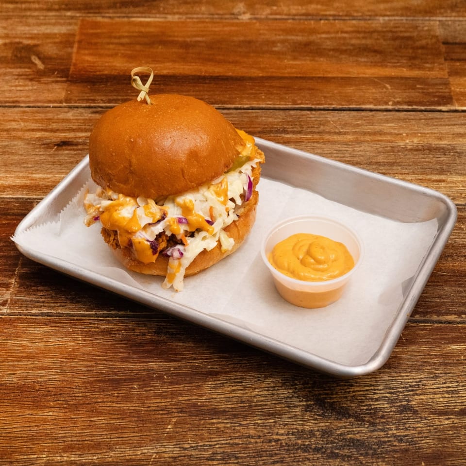 Famous Flamin Hot Chicken Sandwich
