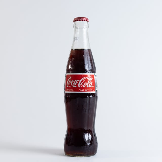 Coke Glass Bottle.