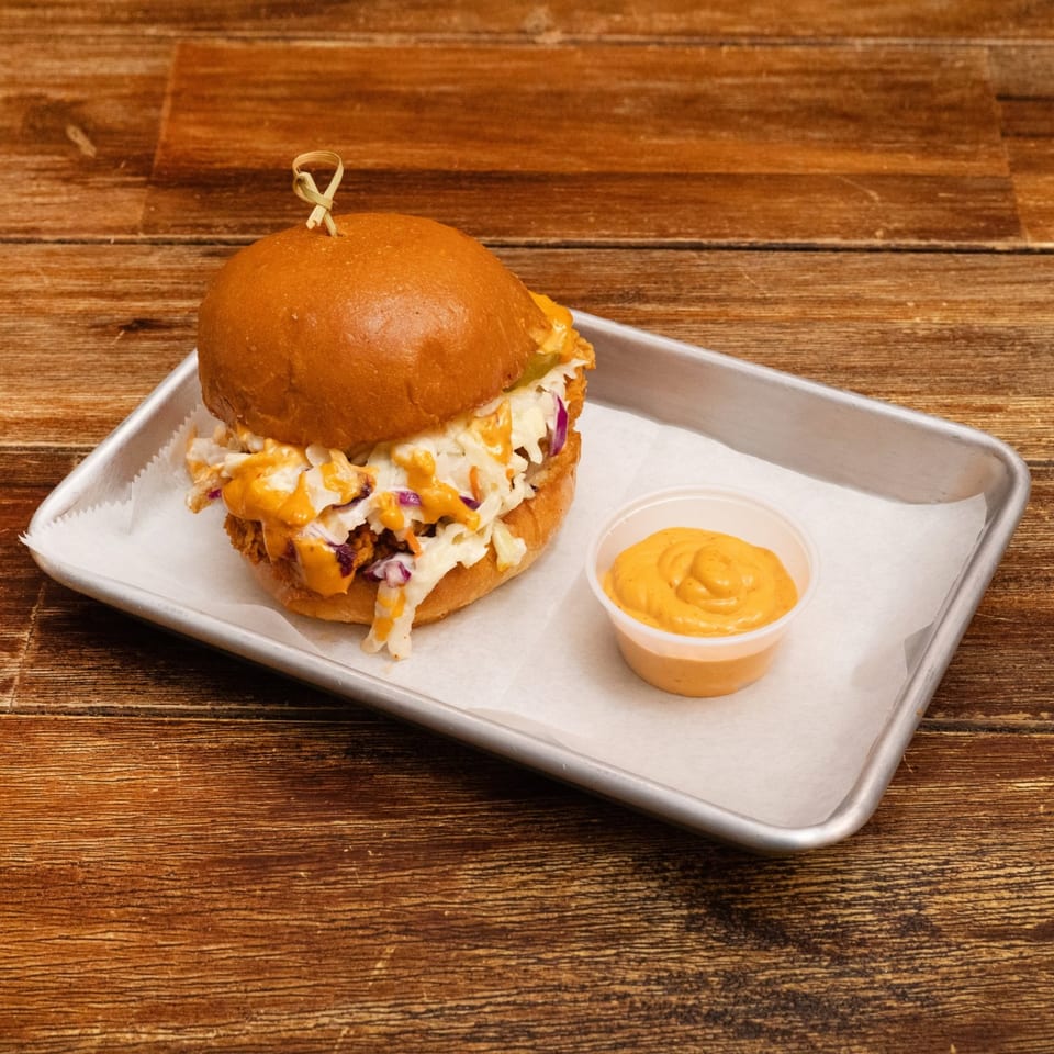 Famous Flamin Hot Chicken Sandwich