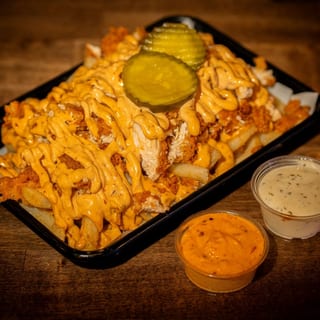 Flamin Loaded Fries with 2 Tenders