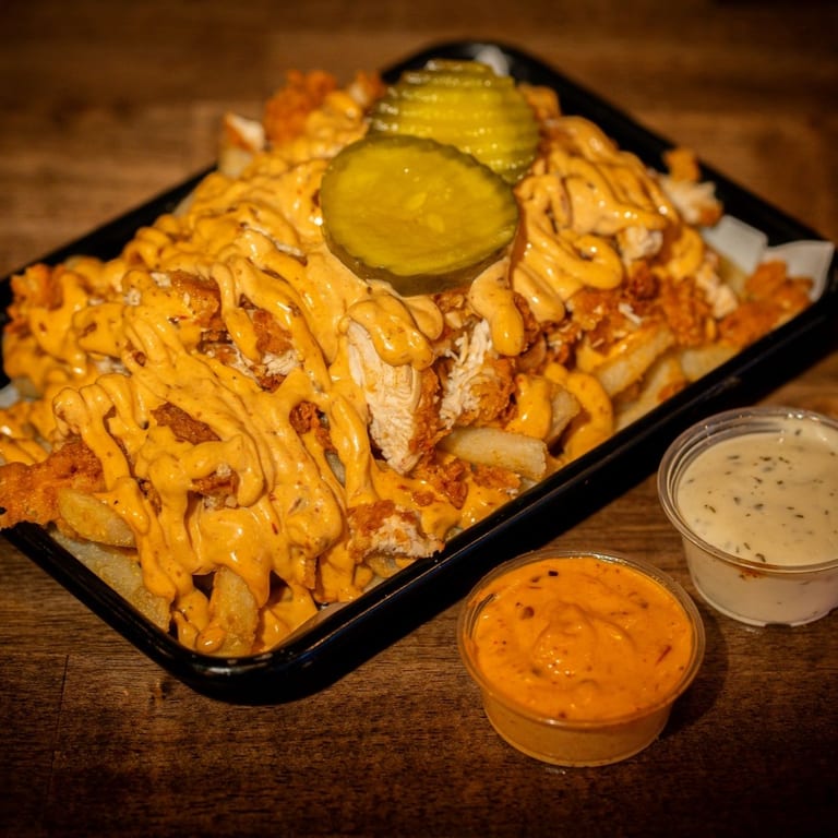 Hot Chicken Sandwich Delight