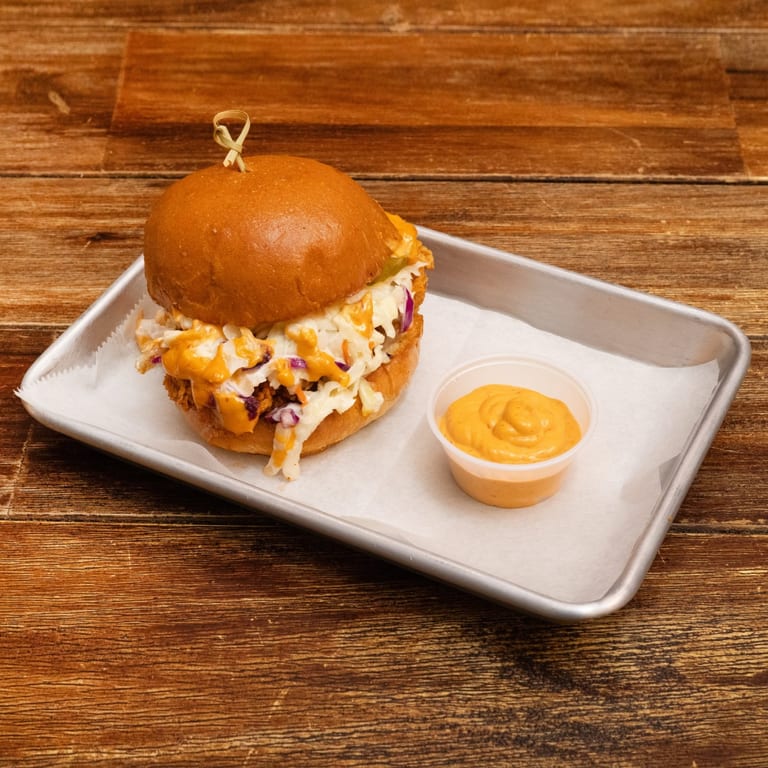 Famous Flamin Hot Chicken Sandwich